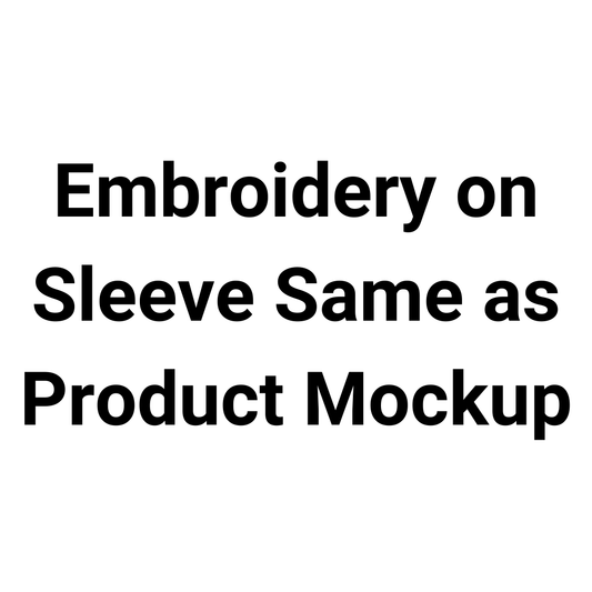 Ärmeldesign gemäß Mockup
